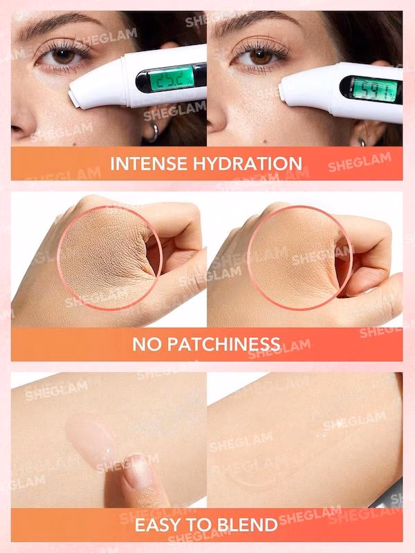 پرایمر سرمی صورت شیگلم SHEGLAM Melon Melt Serum Primer حاوی نیاسینامید حجم 30 میلی‌لیتر — تصویر ۳