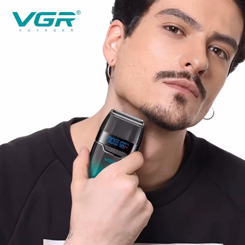 ماشین اصلاح موی سر و صورت شارژی وی جی آر مدل VGR V‑308 — تصویر ۵