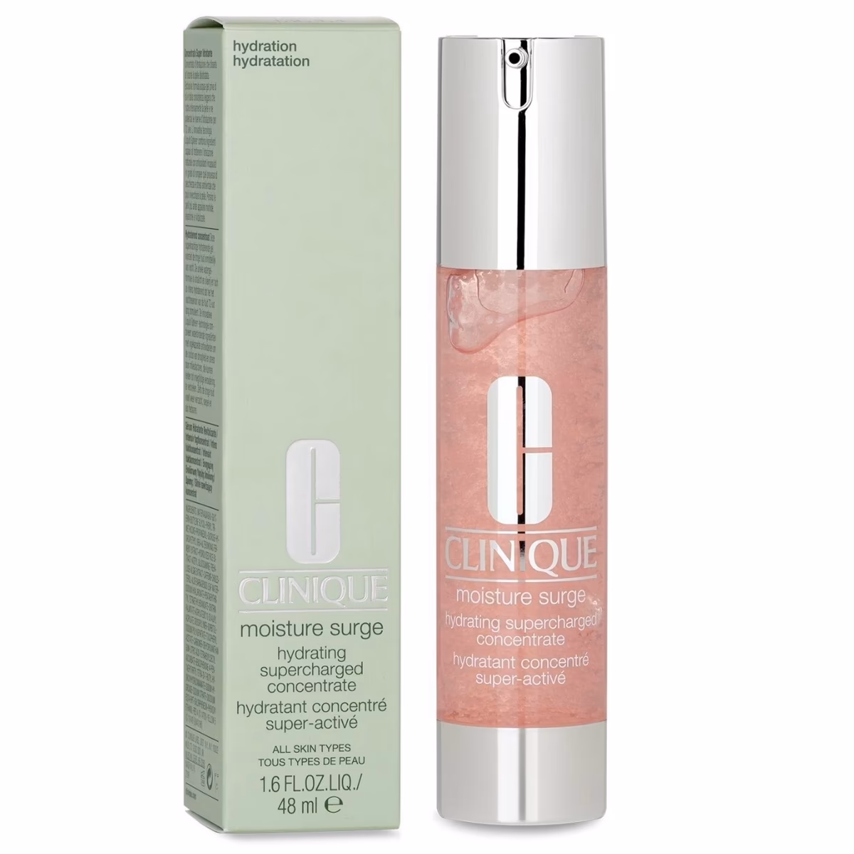 آبرسان و کنسانتره سوپرشارژ کلینیک (Clinique Moisture Surge Hydrating Supercharged Concentrate)