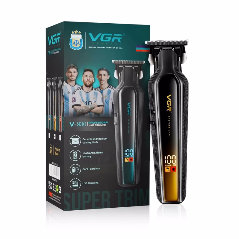 ماشین اصلاح موی سر و صورت شارژی وی جی آر مدل VGR V‑930 — تصویر ۶