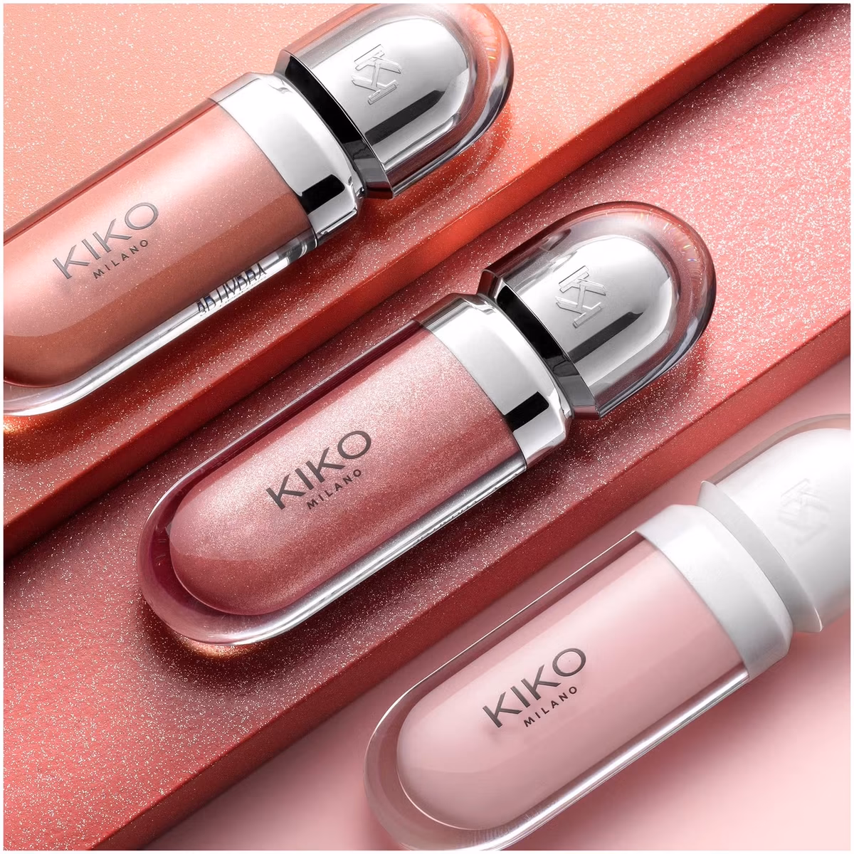 پک ۳ تایی لیپ گلاس کیکو میلانو (Kiko Milano 3D Hydra Lipgloss Set) — تصویر ۵