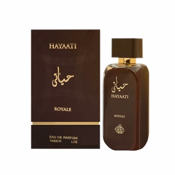 ادو پرفیوم مردانه فراگرنس ورد (Fragrance World) مدل Hayati Royal – حجم ۱۰۰ میلی‌لیتر