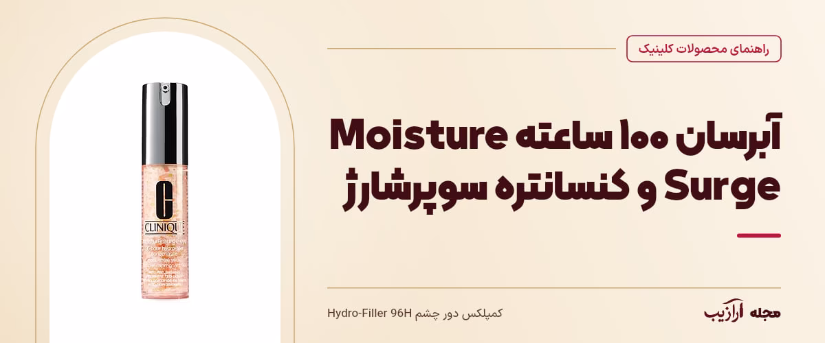 آبرسان ۱۰۰ ساعته Moisture Surge و کنسانتره سوپرشارژ — کمپلکس دور چشم Hydro-Filler 96H، از محصولات مرتبط با محصولات کلینیک